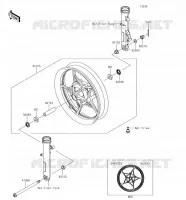 RUOTA ANTERIORE per Kawasaki NINJA 400 2018