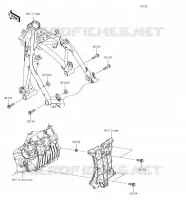 SUPPORTO DEL MOTORE per Kawasaki NINJA 400 2018