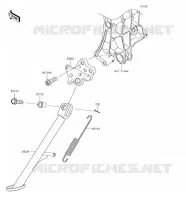SUPPORTO per Kawasaki NINJA 400 2018