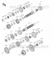 TRASMISSIONE per Kawasaki NINJA 400 2018