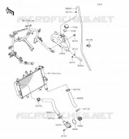 TUBO DELL'ACQUA per Kawasaki NINJA 400 2018