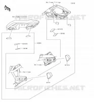 ACCESSORIO(Bag Fitting Kit) per Kawasaki VERSYS 650 2018