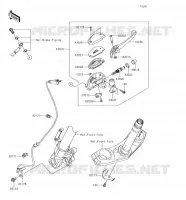 ANTERIORE POMPA per Kawasaki VERSYS 650 2018