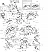 CUFFIA(FHF/FHFA) per Kawasaki VERSYS 650 2018