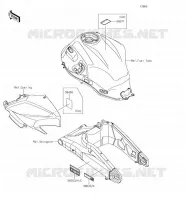 ETICHETTE per Kawasaki VERSYS 650 2018