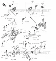 INTERRUTTORE per Kawasaki VERSYS 650 2018