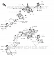 POGGIAPIEDI per Kawasaki VERSYS 650 2018