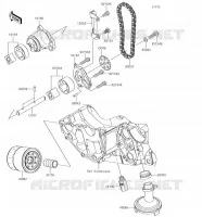 POMPA DELL'OLIO per Kawasaki VERSYS 650 2018