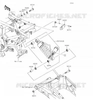 SOSPENSIONI   AMMORTIZZATORE per Kawasaki VERSYS 650 2018