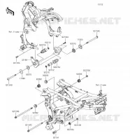 SUPPORTO DEL MOTORE per Kawasaki VERSYS 650 2018