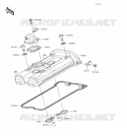 TESTATA COPERTURA per Kawasaki VERSYS 650 2018