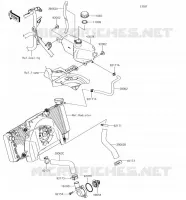 TUBO DELL'ACQUA per Kawasaki VERSYS 650 2018