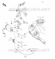 FUEL EVAPORAZIONE SISTEMA(CA) per Kawasaki VERSYS 650 2018