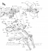 PARAFANGO POSTERIORE per Kawasaki VERSYS 650 2018