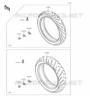 RUOTE   PNEUMATICI per Kawasaki VERSYS 650 2018