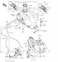 SERBATOIO DI CARBURANTE per Kawasaki VERSYS 650 2018