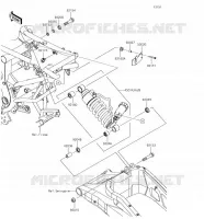 SOSPENSIONI   AMMORTIZZATORE per Kawasaki VERSYS 650 2018