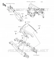 FIANCHETTI   COPERCHIO CATENA per Kawasaki VULCAN S 2018