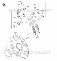 FRENO ANTERIORE per Kawasaki VULCAN S 2018