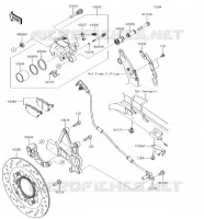 FRENO POSTERIORE per Kawasaki VULCAN S 2018