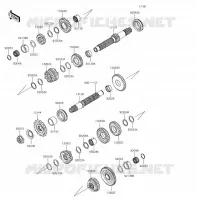 TRASMISSIONE per Kawasaki VERSYS-X 300 2017