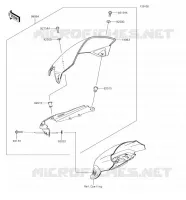 ACCESSORIO(COUVRE COMPTEUR) per Kawasaki Z650 2018