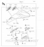 ACCESSORIO (COUVRE SELLE) per Kawasaki Z650 2018