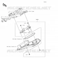 ACCESSORIO (SUPPORT ANTIVOL U) per Kawasaki Z650 2018