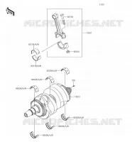ALBERO MOTORE per Kawasaki Z650 2018