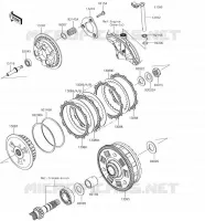 FRIZIONE per Kawasaki Z650 2018