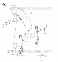 PARAFANGO ANTERIORE per Kawasaki Z650 2018