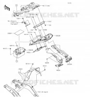 PARAFANGO POSTERIORE per Kawasaki Z650 2018