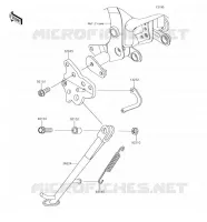 SUPPORTO per Kawasaki Z650 2018