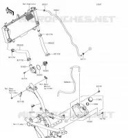 TUBO DELL'ACQUA per Kawasaki Z650 2018