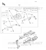 ACCESSORIO (SUPPORT TOP CASE) per Kawasaki Z650 2018
