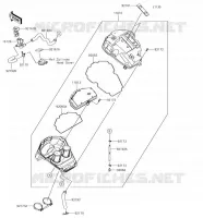 FILTRO DELL'ARIA per Kawasaki Z650 2018