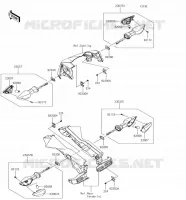 INDICATORI per Kawasaki Z650 2018