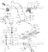POSTERIORE POMPA per Kawasaki Z650 2018
