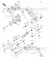 SOSPENSIONI   AMMORTIZZATORE per Kawasaki Z650 2018