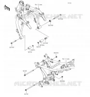 SUPPORTO DEL MOTORE per Kawasaki Z650 2018
