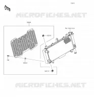 ACCESSORIO(Radiator Screen) per Kawasaki Z650 2018