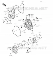 Coperchi motore per Kawasaki Z650 2018