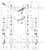 FORCELLA per Kawasaki Z650 2018