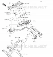 PARAFANGO POSTERIORE per Kawasaki Z650 2018