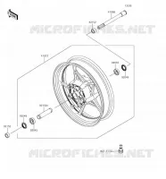 RUOTA ANTERIORE per Kawasaki Z650 2018
