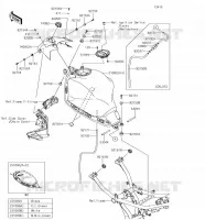 SERBATOIO DI CARBURANTE per Kawasaki Z650 2018