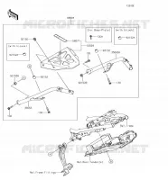 ACCESSORIO (SUPPORT TOP CASE) per Kawasaki Z650 2018