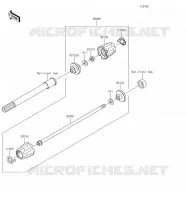 ACCESSORIO(Axle Slider) per Kawasaki Z1000 2018