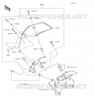 ACCESSORIO(COUVRE COMPTEUR) per Kawasaki Z1000 2018