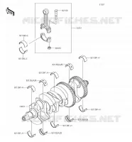 ALBERO MOTORE per Kawasaki Z1000 2018